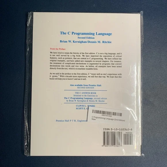 C Programming Language Paperback - Picture 2 of 2